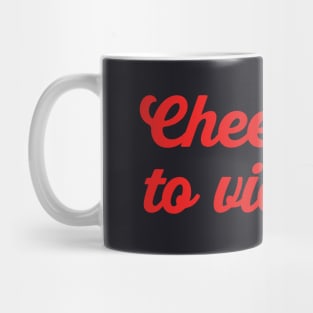 Cheers to Victory Marathon Runner Gift Mug